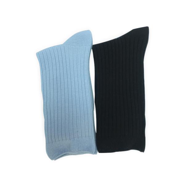 Weaving method Knitted Beauty Socks for Women 100% Cotton Double Cylinder Slouch Socks