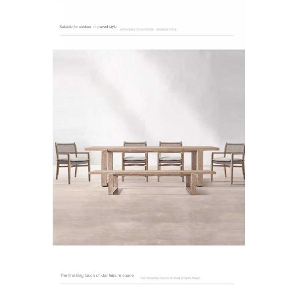 Teak Wood Dining Table And Chair Set