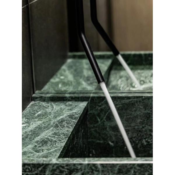 Pradas Verde Baño de mármol verde lavabo de piedra de jade profunda