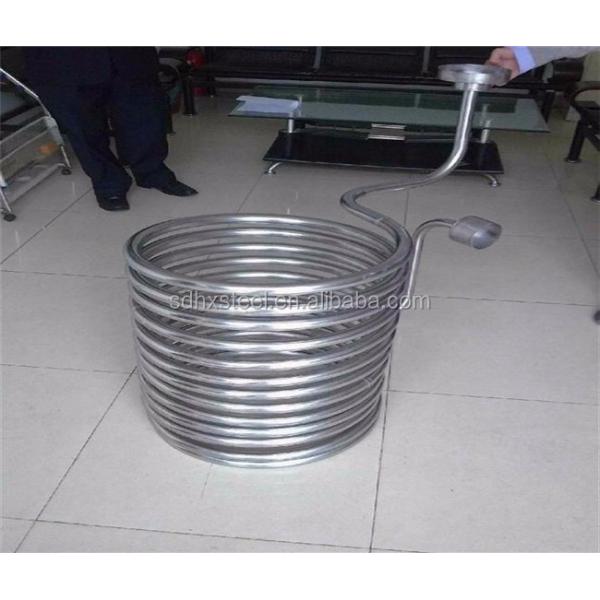 Stainless Steel Coiled Tube for Beverage Cooling Steel Pipe