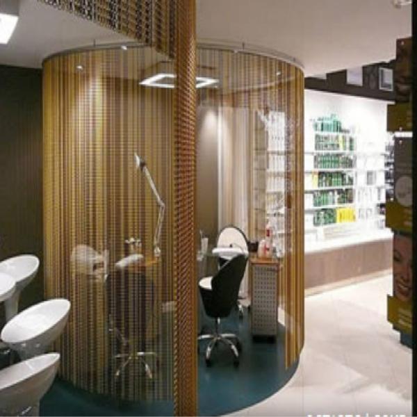 Ромбовидное отделки стен занавесов сетки металла нержавеющей стали красочное