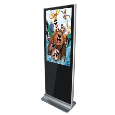 Free Standing 55 500cd/m2 LCD Digital Signage Display