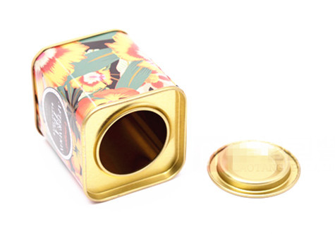 Envases cuadrados de la lata de la comida/del vino, cajas de la lata del metal para empaquetar