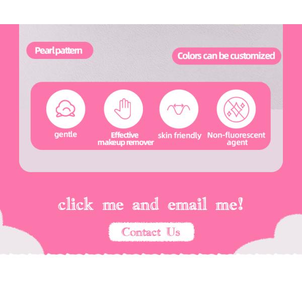 OEM Makeup Remover Cotton Pads Single Layer Salicylic Acid Pad