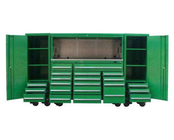 2024 Car Repair Garage Workshop Rolling Tool Box Heavy Duty Metal Tool Cabinet on Wheels