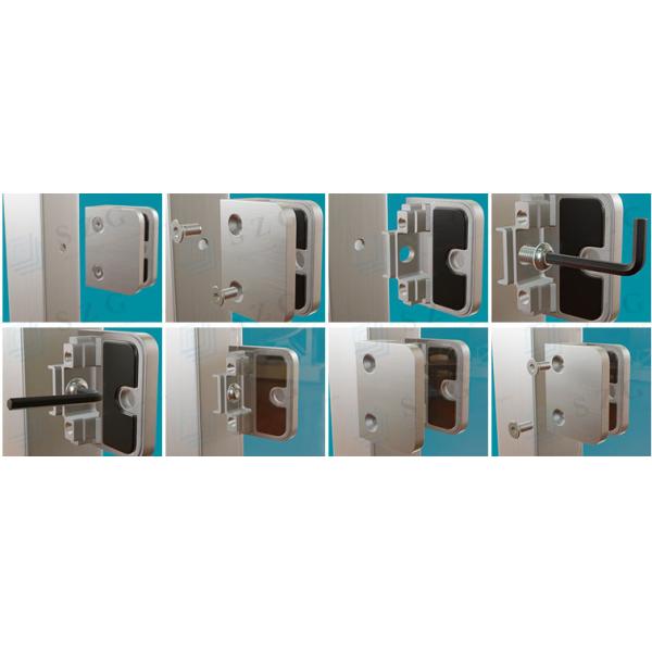 304 Stainless Steel Glass Balustrade Clamps Slive Black Gold Handrail Glass Clamps Tempered Glass Balcony Railing Clamps Customized