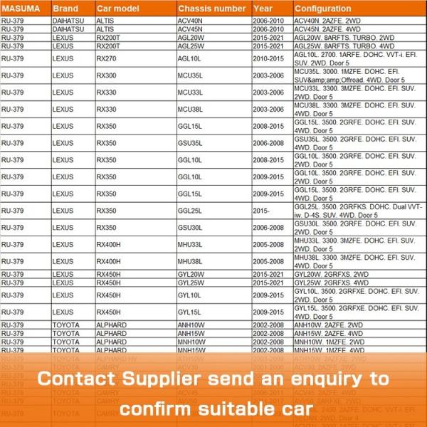 72-02-283L Rubber Arm Bushing for DAIHATSU ALTIS Front Stabilizer Rubber Suspension