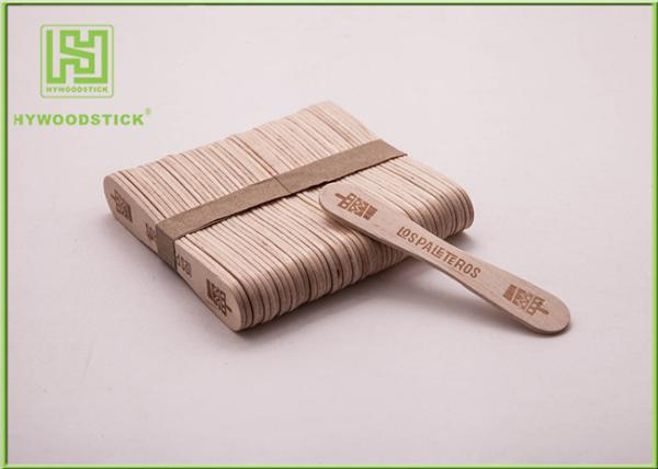 Magnum Shape Wooden Icecream Spoons , Diy Ice Cream Stick Craft For Preschoolers
