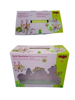 Magnetic Closure Slotted Paper Packaging Box With PP Handles And Custom Logo