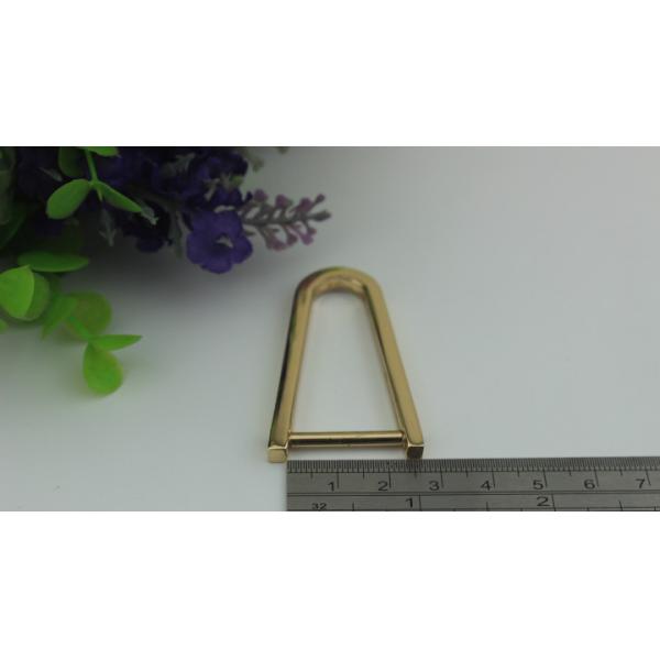 Bag Accessories Light Gold Metal D Ring Hardware,24MM Zinc Alloy D-ring Buckles