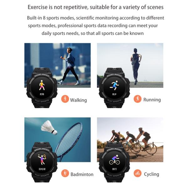 Smartwatch 150mAH напоминания IOT Bluetooth вибрации делает 1,09 дюйма водостойким