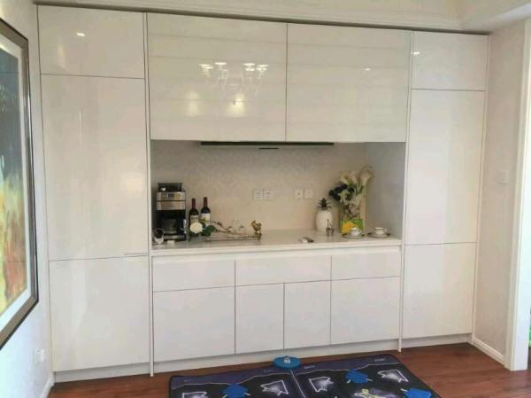 High glossy lacquer kitchen cabinet,Project kitchen cabinet