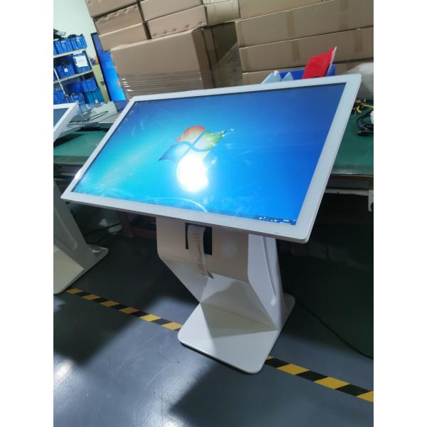 AC110V Floor Stand Digital Signage PCAP Touch Screen Thermal Printer