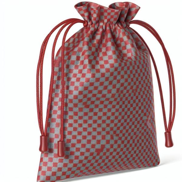 Adults' Drawstring Gift Pouches with Solid Pattern Women's Solid