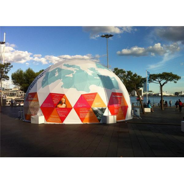 Big Steel Frame Geodesic Dome Tent Sleeping Half Sphere Tent