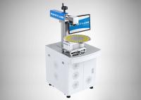 O ar refrigerou a máquina de gravura plástica do laser com o laser pulsado que grava o equipamento