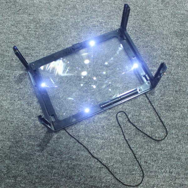 3-кратное настольное складное увеличительное стекло для чтения, шитья, вязания