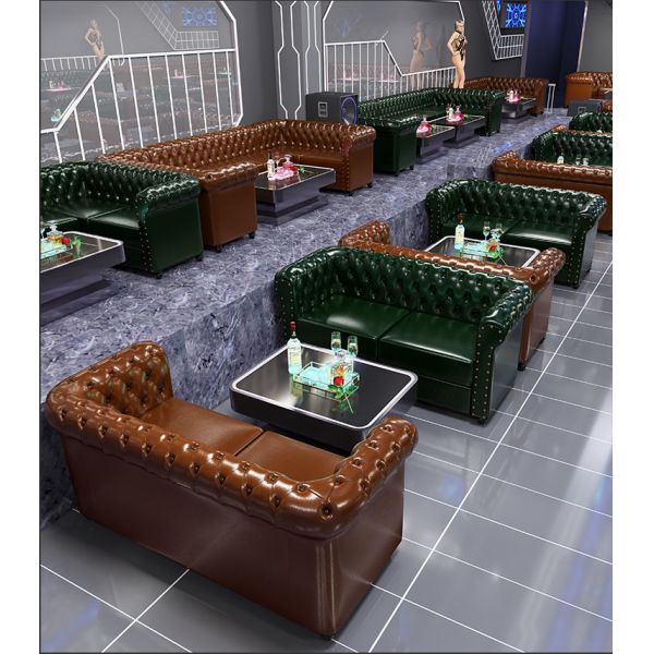 Luxury Bar Sofa Set Club Furniture Booth Sofa KTV Lobby Sofa Furniture Wholesale
