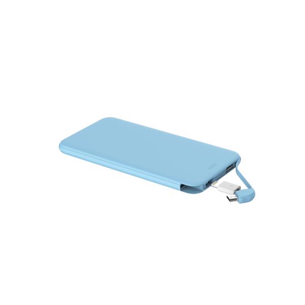Super Flat Ultra Slim Mini 5000mah Power Bank Charger ABS + PCBA Material