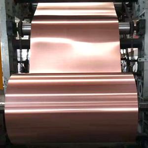 Copper Coil Foil 0.1Mm Copper Foil For Battery C11000 Etp Tu1 Copper Strip Coil