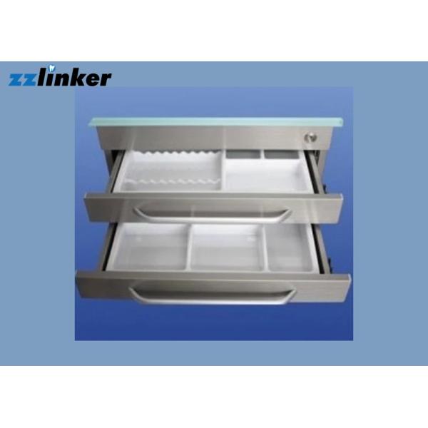 Gabinetes para la oficina del dentista, gabinetes de la cirugía dental del metal de almacenamiento dentales del oro