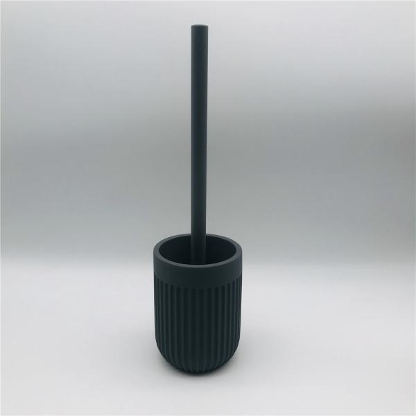 Soft Touch Серой полирезин ванной столешницы с вертикальной полосой