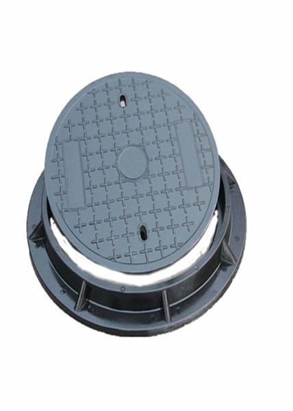 EN124 Cast Iron Round Drain Cover Black Color Surface Finised Anti Frozen