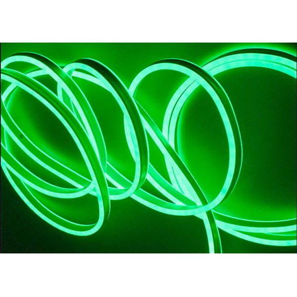 Le double câble au néon dégrossi vert 110V a entré l'estimation imperméable de la protection IP65