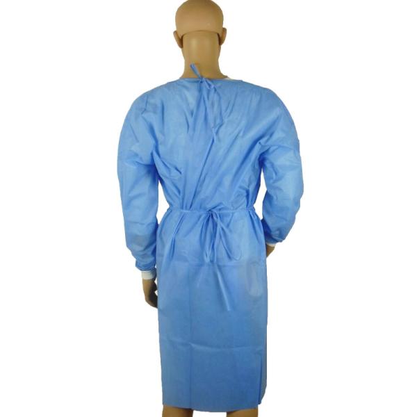 waterproof EO Sterile SMS Disposable Surgeon Gowns For Hospital