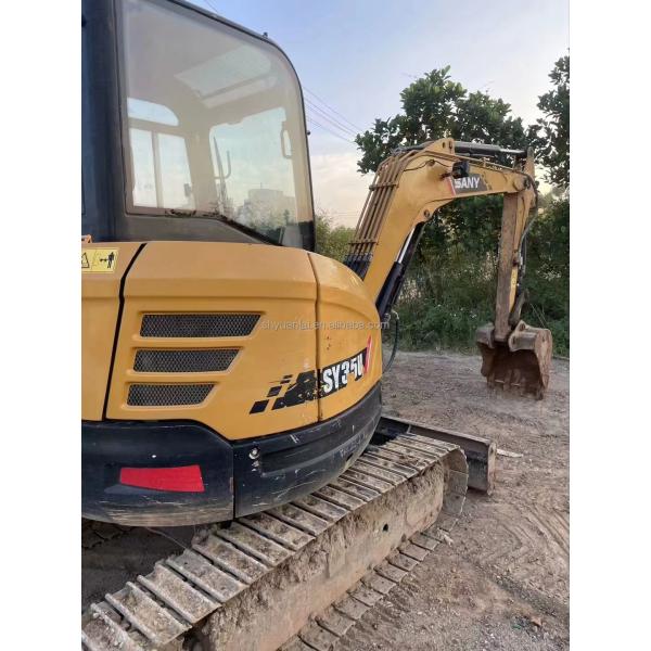 Pintura original utilizada SANY SY35U Excavadora pequeña con alta eficiencia de trabajo
