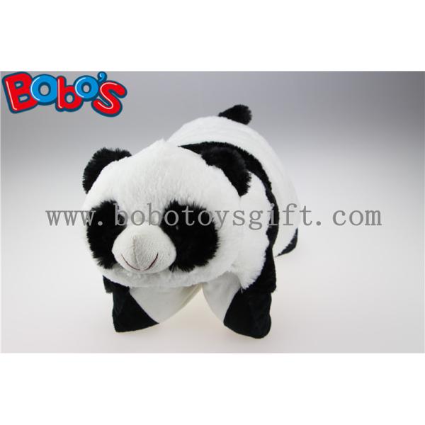 Plush Stuffed Pillow Cute Panda Shape Cartoon Travel Pillow Cushion
