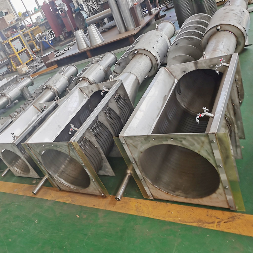 Customized Stainless Steel 304/316L Spiral Rotary Screen for Wastewater Treatment