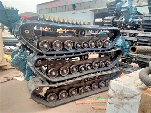 Undercarriage следа резинового Crawler телескопичный для буровой установки машины земледелия мини