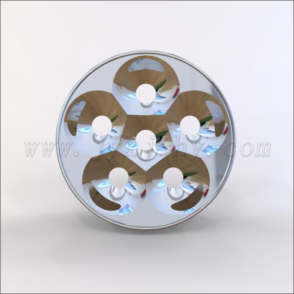 Custom Flashlight/Spotlight Aluminum Reflector Cup with 35*50mm Size and Durable Design