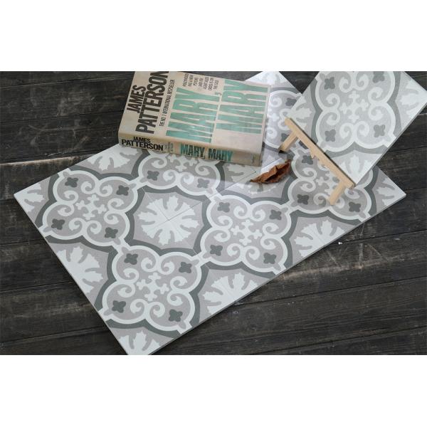 Gray 20x20cm Ceramic Rustic Tile for Indoor Floor
