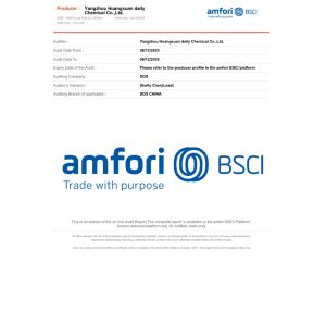 Yangzhou BestAll Daily Cosmetics Co., Ltd. Certifications