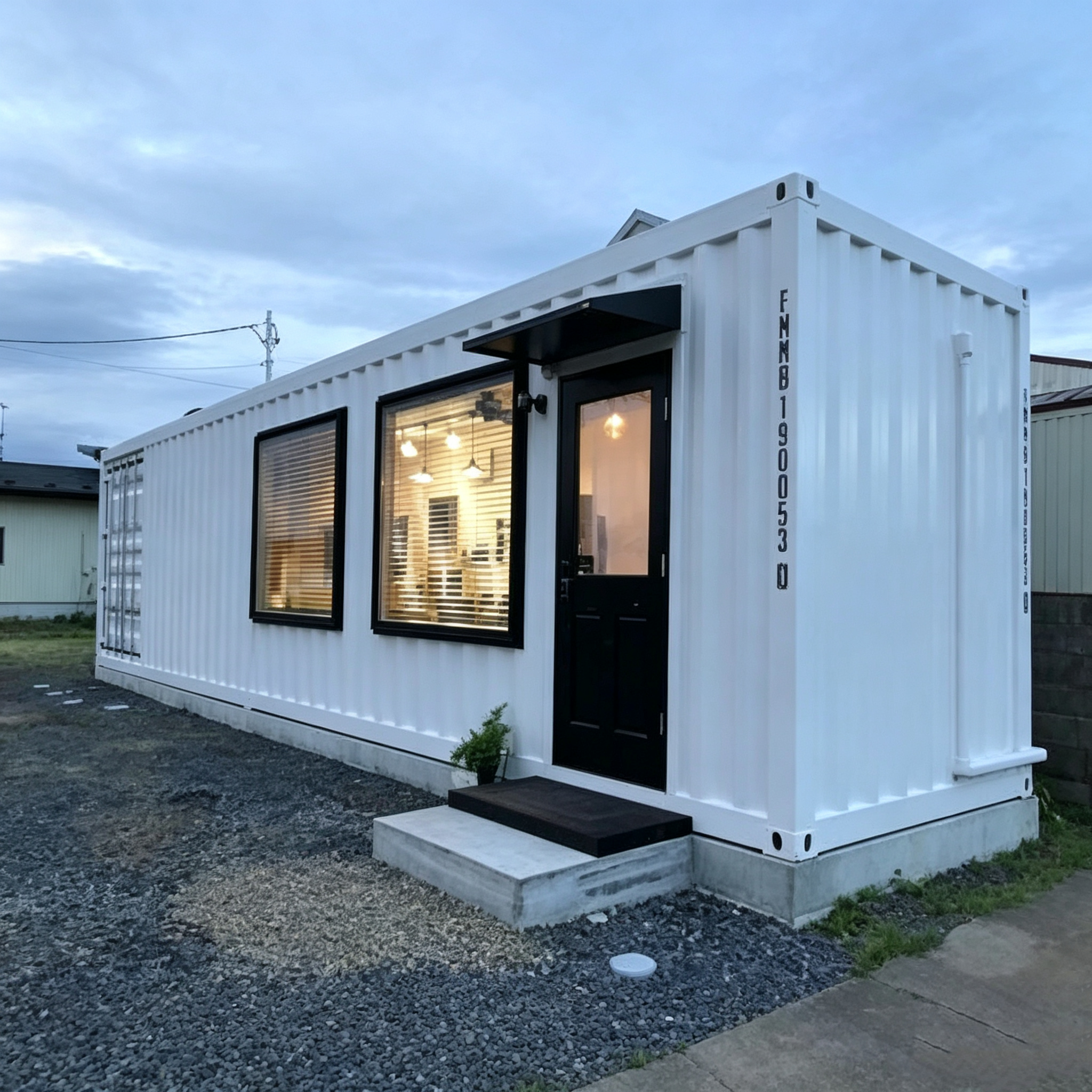 FOREMOST 40HC Outdoor Prefab Beauty Salon Studio Mobile Commercial Cabin Commercial Use Container House