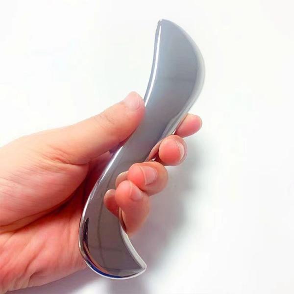 Silver Muscle Scraper Massager Fascia IASTM Massage Tools for Targeted Muscle Therapy