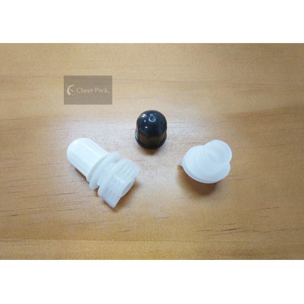 12 Millimeter Diameter Pour Spout Caps 100% Plastic PE Material
