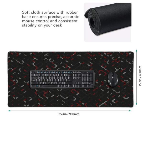 Custom Playmat Xxl Xxxl 400x900 Rubber Large Gaming Line Mouse Pad for Laptop/Desktop