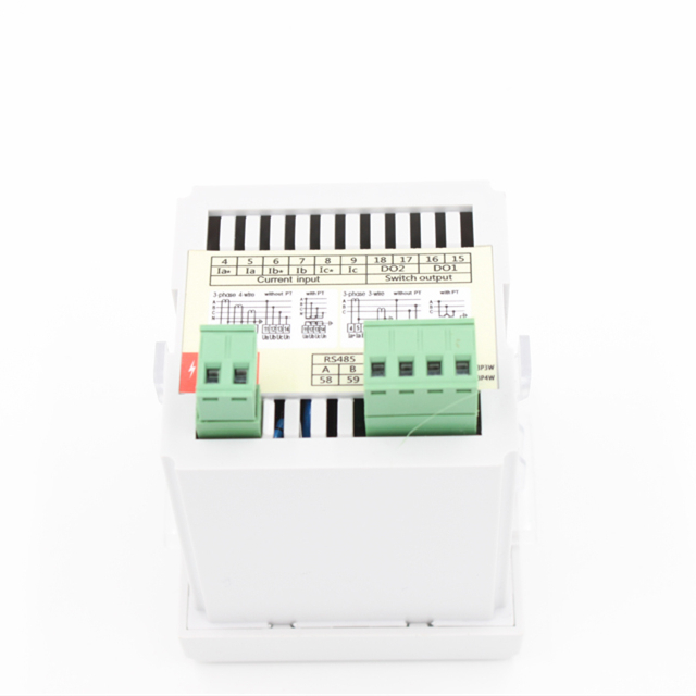 Digital AC Voltage Meter 3 Phase Panel Meter 72x72 LED Display RS485 Modbus-RTU 0.5 Accuracy 50/60Hz AC 220V 2 Years Warranty