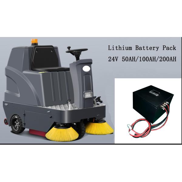 батарея Lifepo4 24V 100AH перезаряжаемые для тележки улицы асфальта метельщика дороги 800W очищая