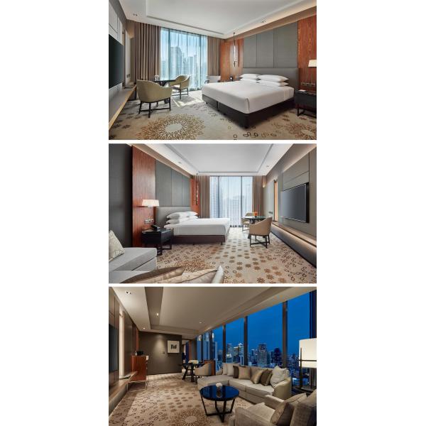 Walnut Wood St Regis Five Star Hotel Restaurant Furniture