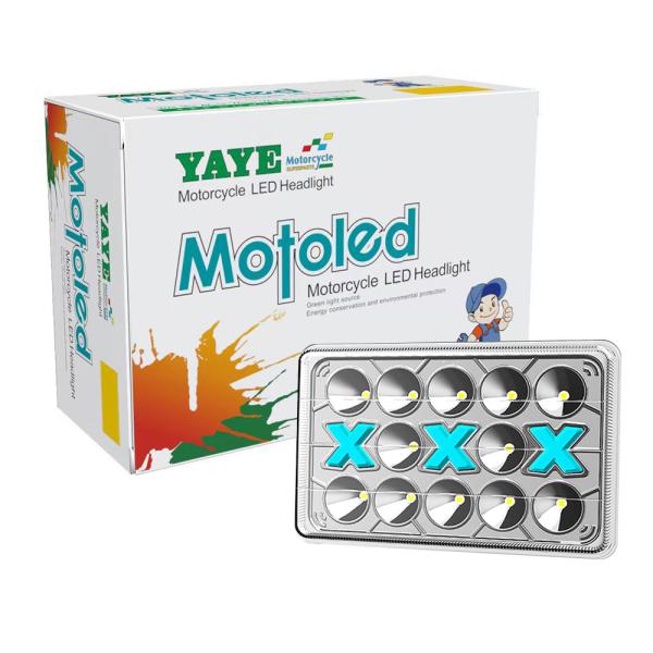 Пластиковый рефлектор 6*4 дюйма DC12V Cg125 125cc DRL Flash Мотоцикл светодиодный аксессуар фар