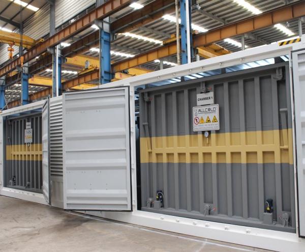 4 Pallets R404A  Compressor Flower Vacuum Cooler 72KW