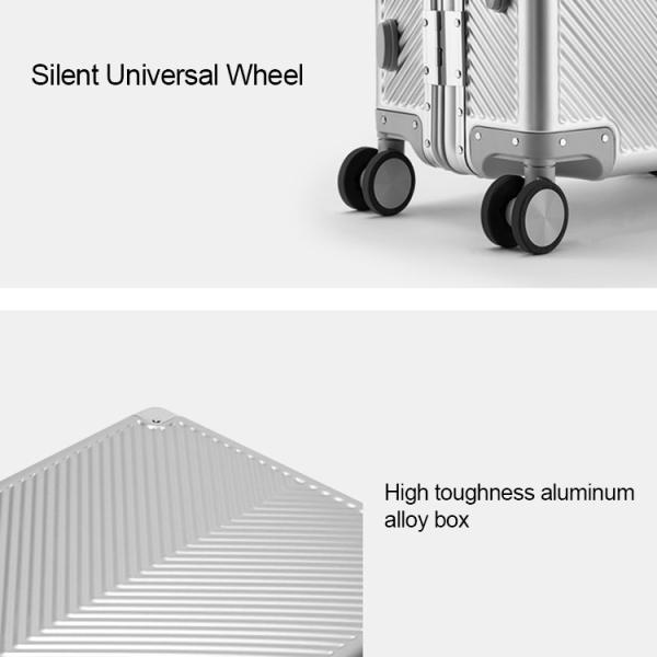 Factory Wholesale Suitcase Luggage Custom Designer Removable Wheel Trolley Travel Luggage