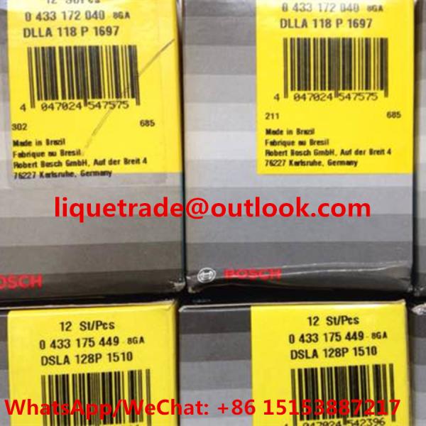 BOSCH INJECTOR NOZZLE 0433172040 , DLLA118P1697 Common Rail Nozzle 0 433 172 040 , DLLA 118 P 1697
