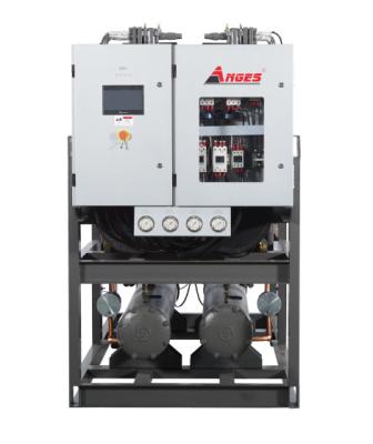 Chiller de parafuso refrigerado a água de 60HP Processos industriais Chillers de água para impressão e linha de laminação de filme BOPP