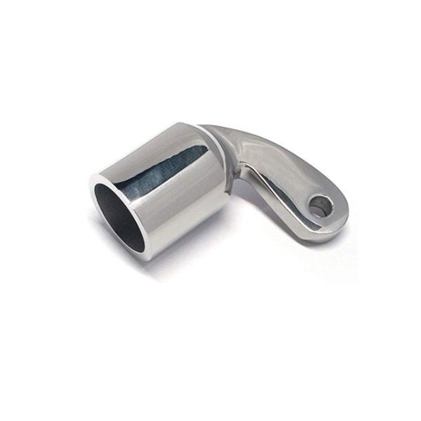 Mirror Marine Boat Hardware 1 Inch Pair Stainless Steel 316 Bimini Eye End Top Cap