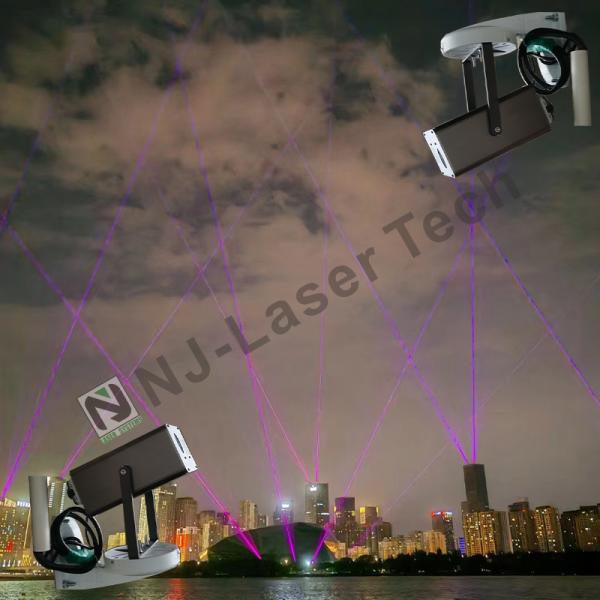 Multi-color Adjustable Color Light Show Adjustable Size for Big Market